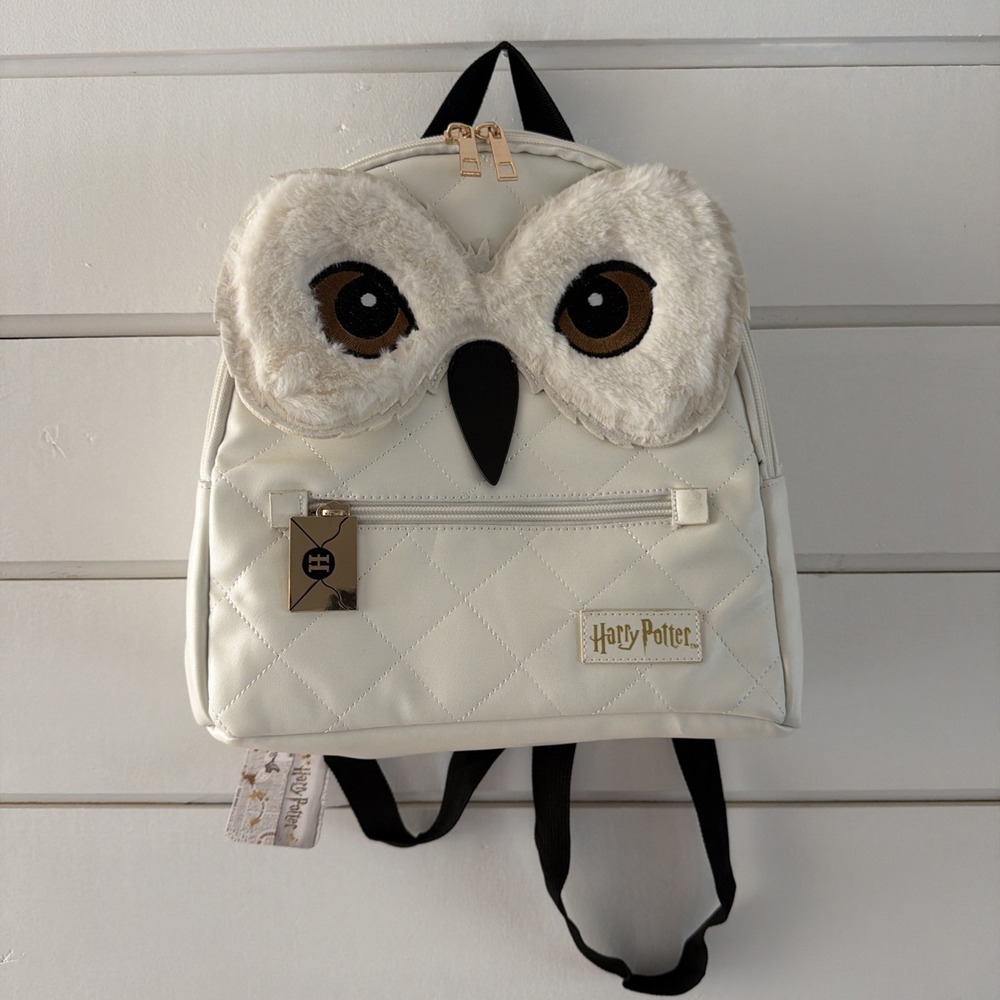Bioworld Harry Potter‎ Wizarding World Hedwig Owl White Mini Backpack NWT GW992